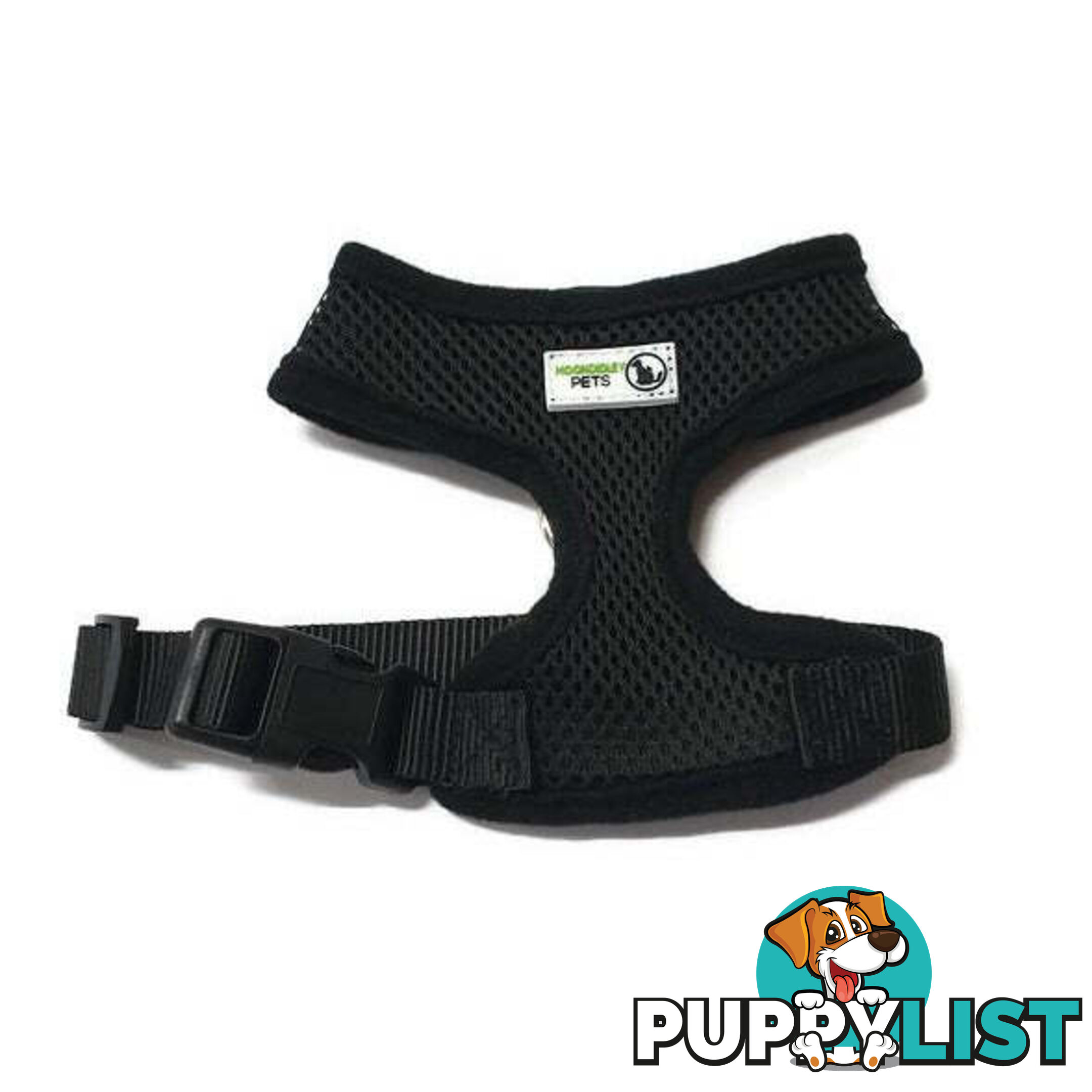 Pet Harness Soft Air Mesh Padded Adjustable  - Moondidley Pets - MDPHARMESLRED