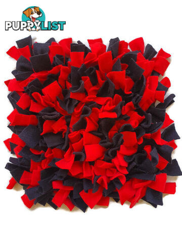 Snuffle Mats - Premium Heavy Duty Rubber Based - Pet Treat Play - Calms Anxiety - Slow Feeder - SNUFSREDYEL