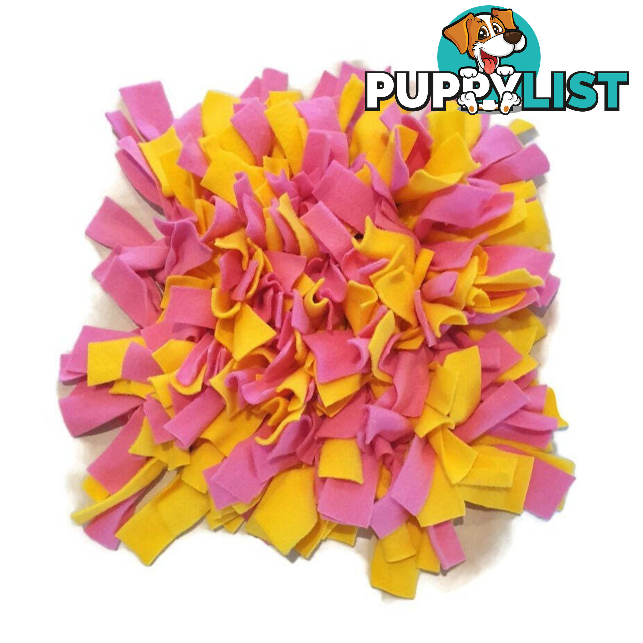 Snuffle Mats - Premium Heavy Duty Rubber Based - Pet Treat Play - Calms Anxiety - Slow Feeder - SNUFSREDYEL