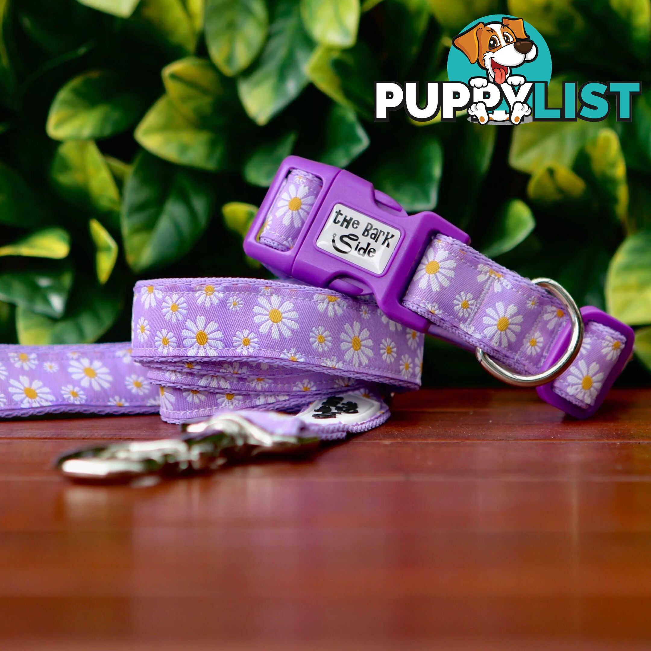 Daisy Dog Lead / Dog Leash - Hand Made by The Bark Side - TBSLDDAIPNK201.8