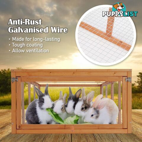 Paw Mate Chicken Coop Rabbit Hutch Extension Run 180 x 90 x 48cm Runey - V274-PET-RR4R