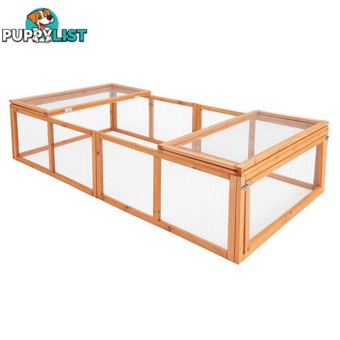 Paw Mate Chicken Coop Rabbit Hutch Extension Run 180 x 90 x 48cm Runey - V274-PET-RR4R