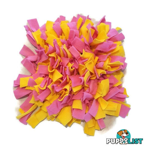Snuffle Mats - Premium Heavy Duty Rubber Based - Pet Treat Play - Calms Anxiety - Slow Feeder - SNUFFLE-SM-GRNA
