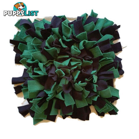 Snuffle Mats - Premium Heavy Duty Rubber Based - Pet Treat Play - Calms Anxiety - Slow Feeder - SNUFFLE-SM-GRNA