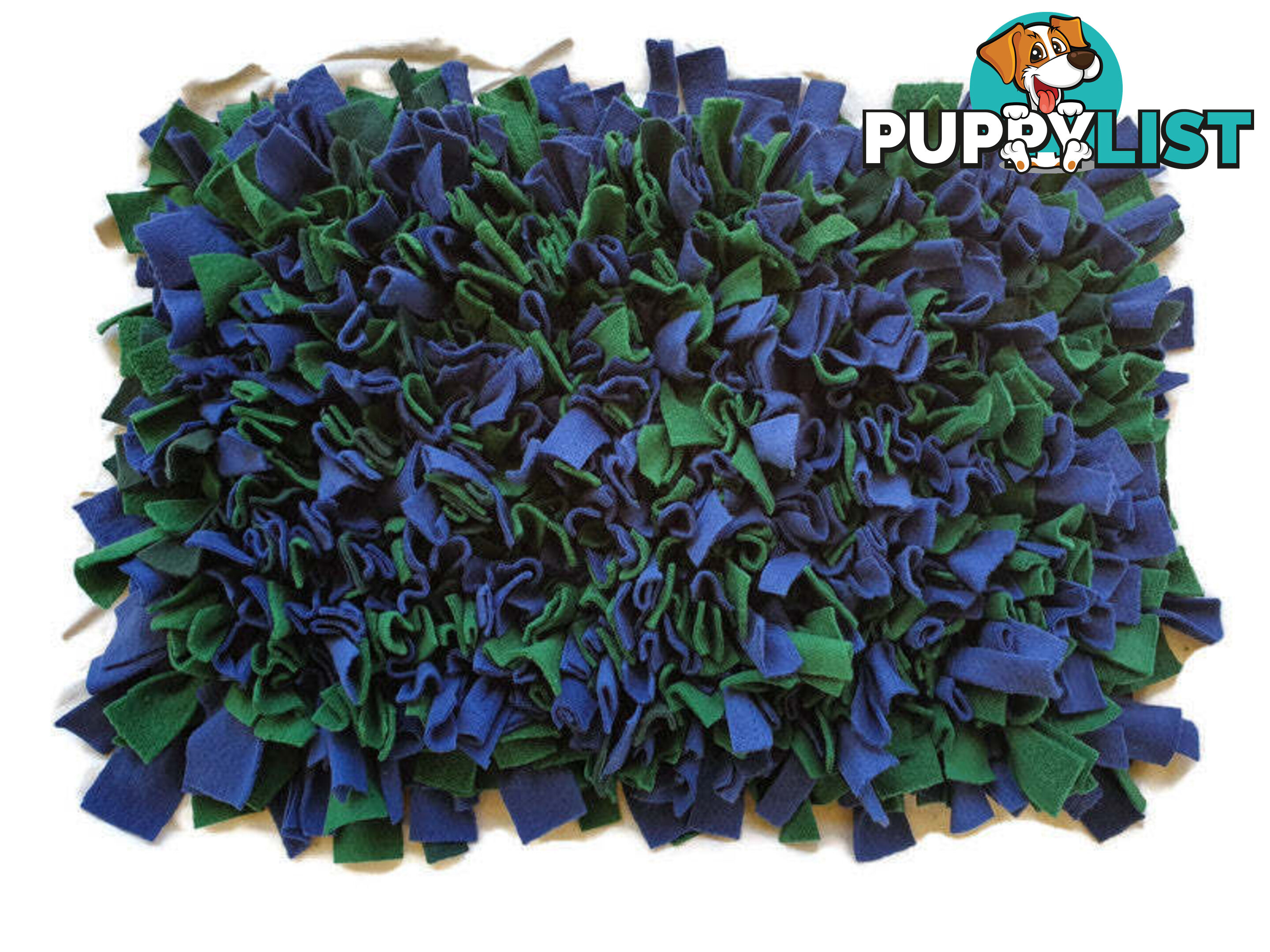 Snuffle Mats - Premium Heavy Duty Rubber Based - Pet Treat Play - Calms Anxiety - Slow Feeder - SNUFFLE-SM-GRNA