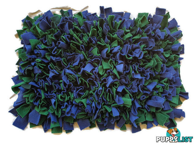 Snuffle Mats - Premium Heavy Duty Rubber Based - Pet Treat Play - Calms Anxiety - Slow Feeder - SNUFFLE-SM-GRNA