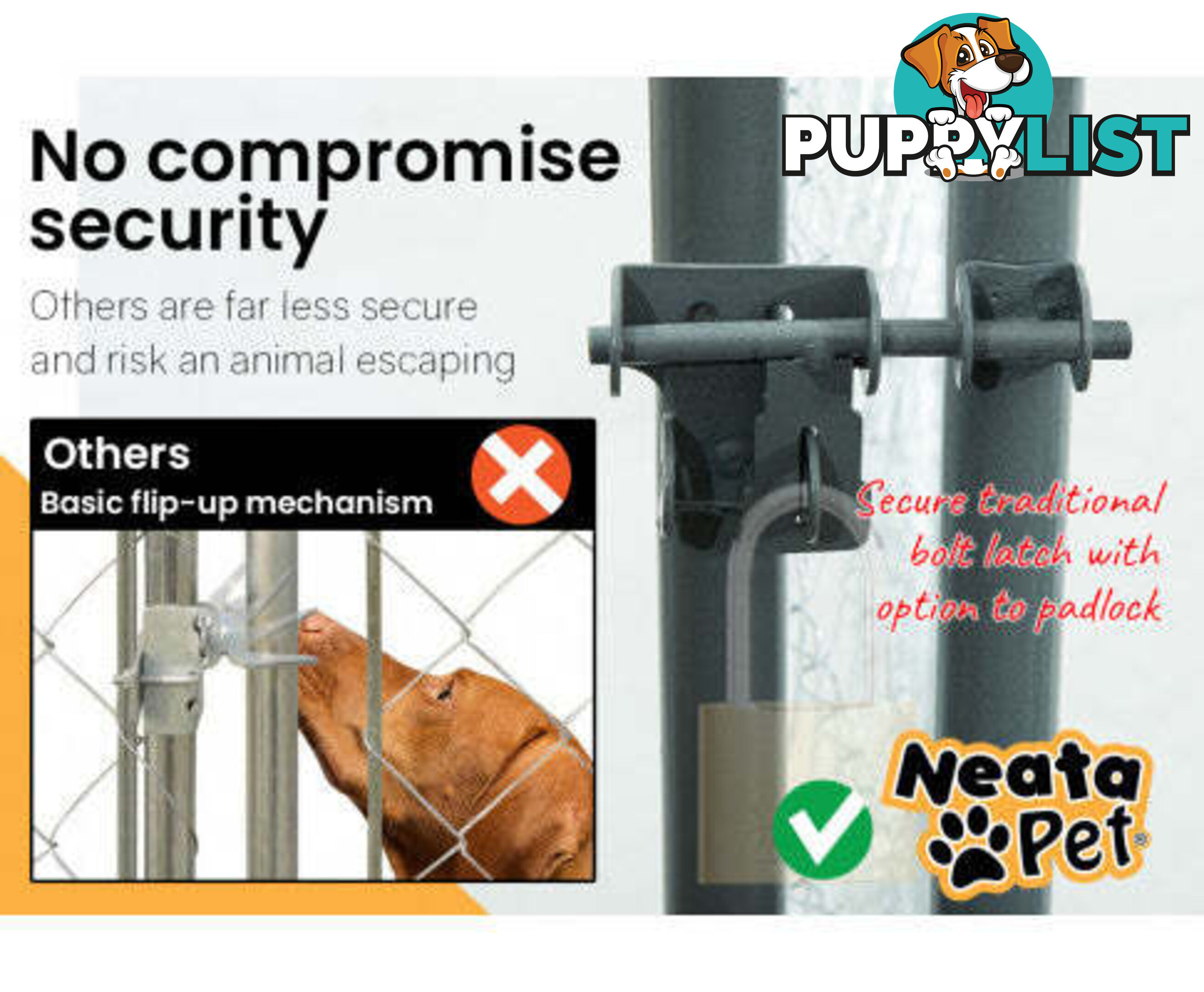 NEATAPET Dog Enclosure Pet Outdoor Cage Wire Playpen Kennel Fence with Cover Shade - V219-PETDGENTPA448