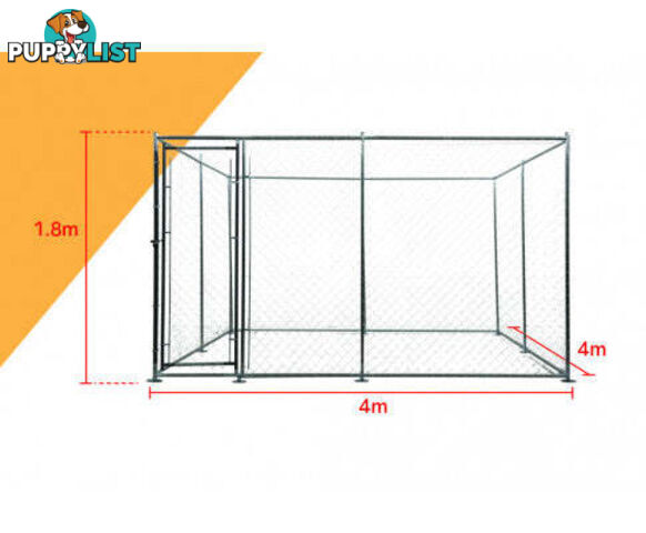NEATAPET Dog Enclosure Pet Outdoor Cage Wire Playpen Kennel Fence with Cover Shade - V219-PETDGENTPA448