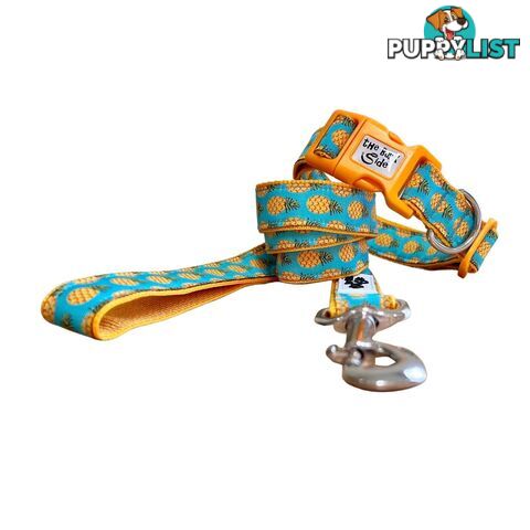 Pineapple Dog Lead - Hand Made by The Bark Side - TBSLDPINE251.5
