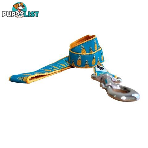 Pineapple Dog Lead - Hand Made by The Bark Side - TBSLDPINE251.5