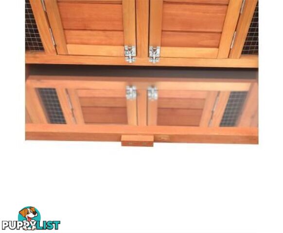 i.Pet Chicken Coop Rabbit Hutch 169cm x 52cm x 72cm Large House Outdoor Wooden Run Cage - FF-GT-WOOD-R2100S