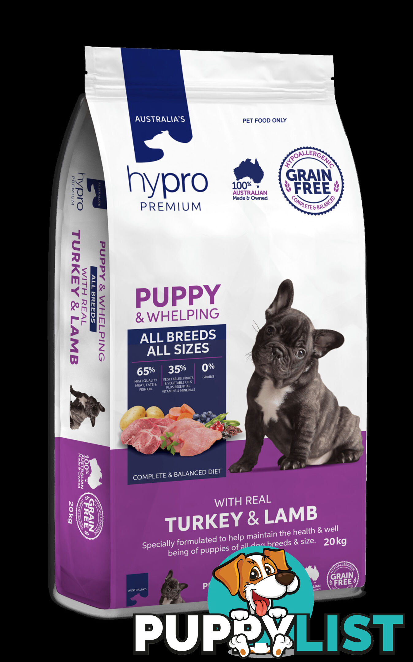 Premium Dog Food Grain Free - Hypro Premium - HPROOLAM2.5