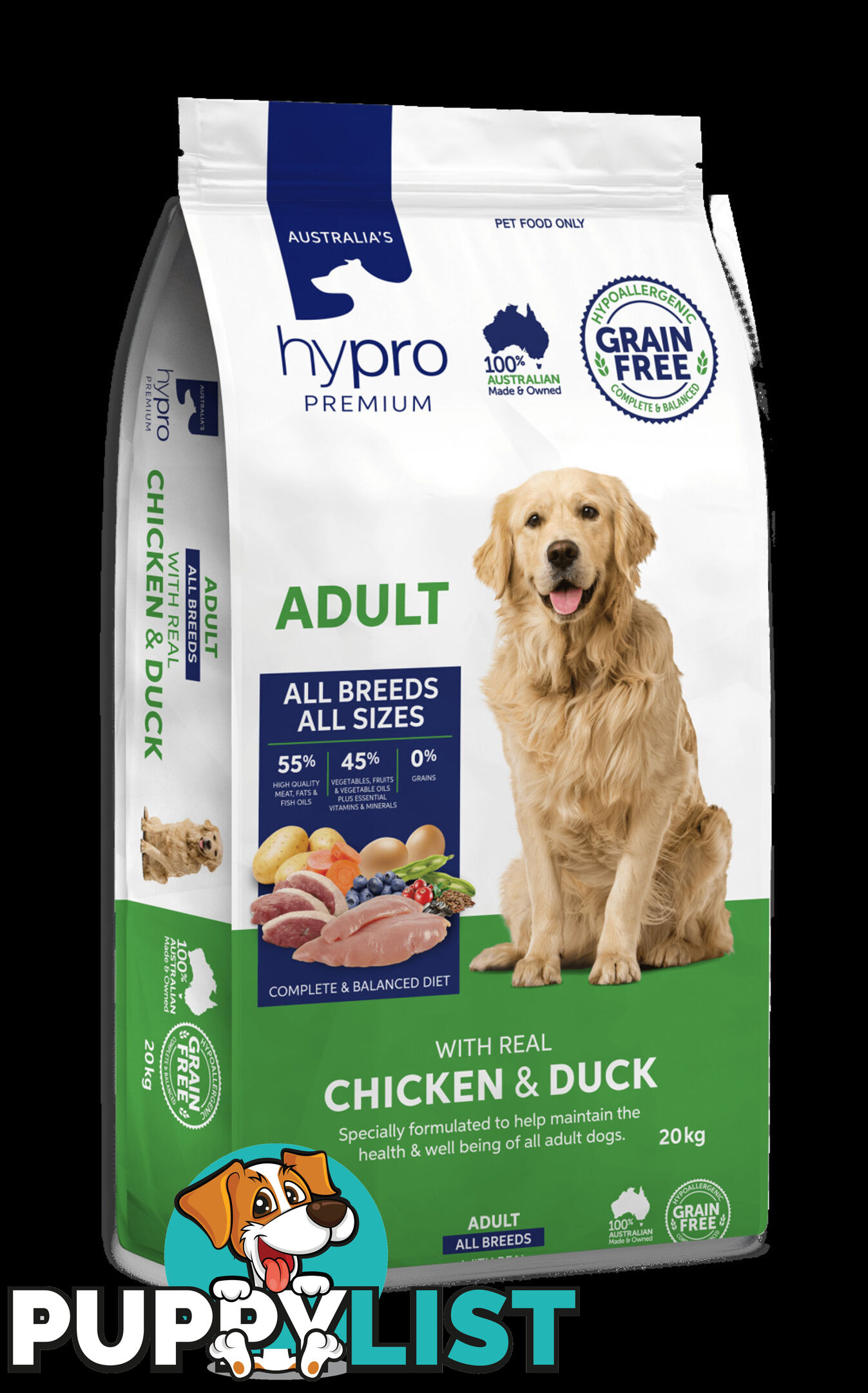 Premium Dog Food Grain Free - Hypro Premium - HPROOLAM2.5