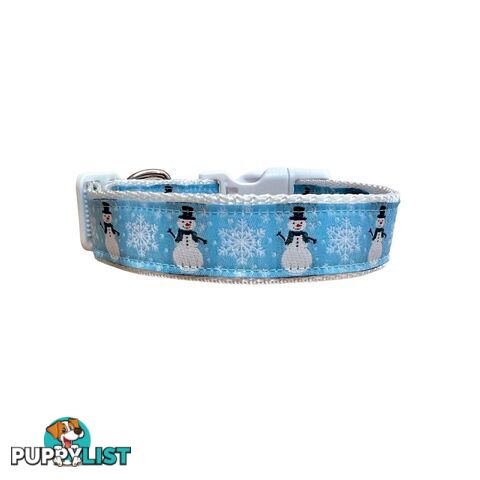 Christmas Dog Collar / Reindeer / Santa / XS - L - Hand Made by The Bark Side - TBSCHRLGESNO