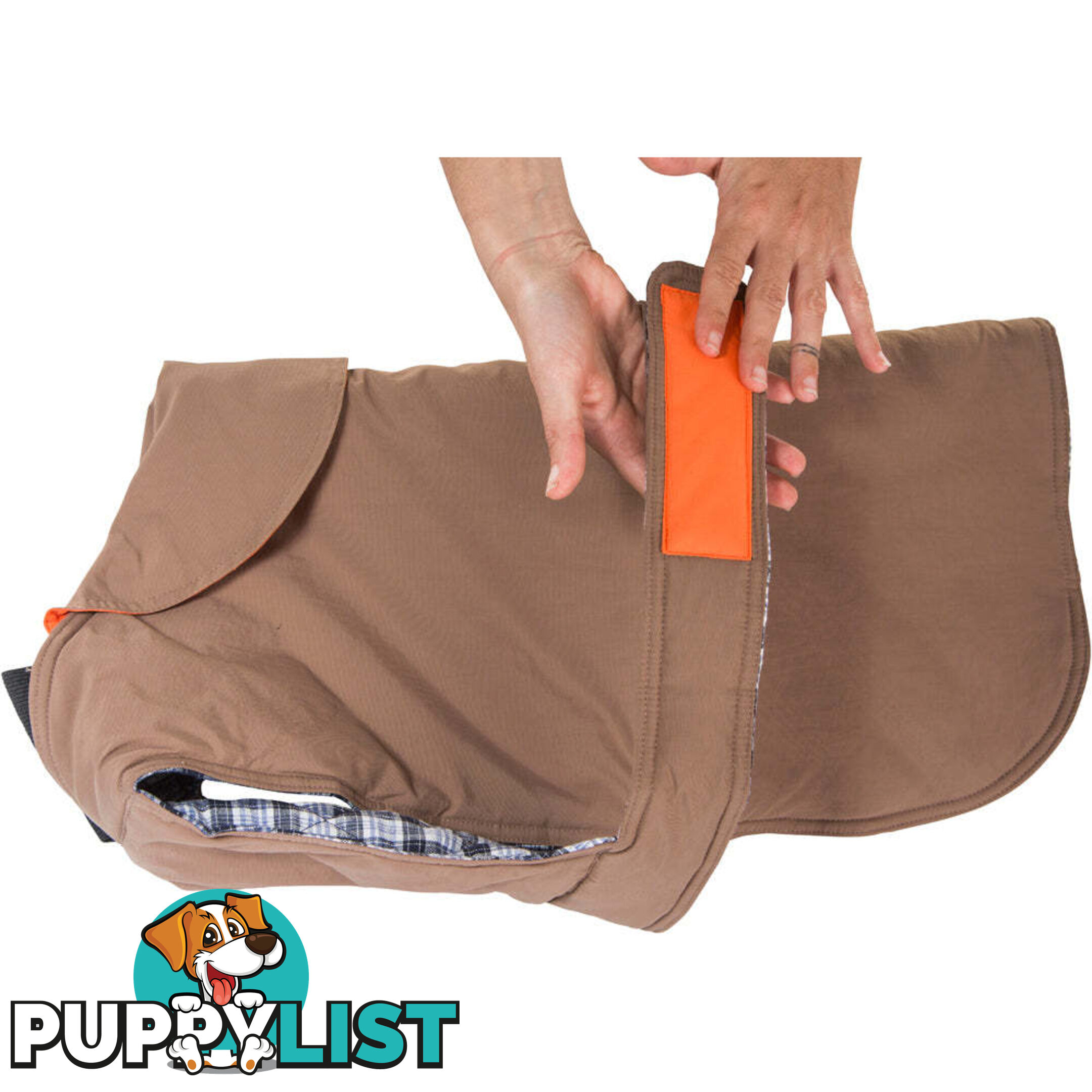 Dog Coat - Brown - 70cm - V208-CSW-70