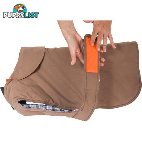 Dog Coat - Brown - 70cm - V208-CSW-70