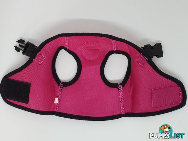 Vest Harness Pet Dog-Cat Step-in Velcro and Buckle Attachments - Moondidley Pets - MDPVESTXLPNK