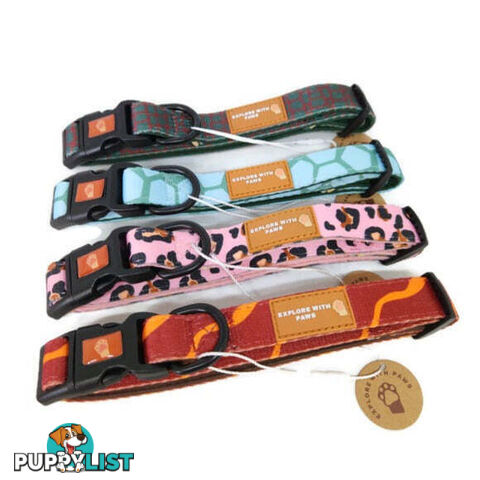 Designer Dog Collars by Explore with Paws - EWPCOLXSPNKY