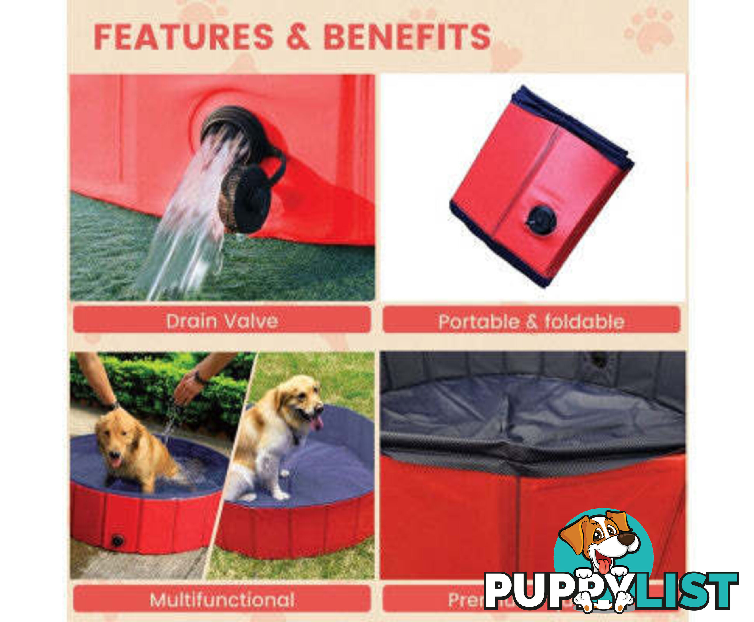 Floofi Pet Pool - V227-3331641004040
