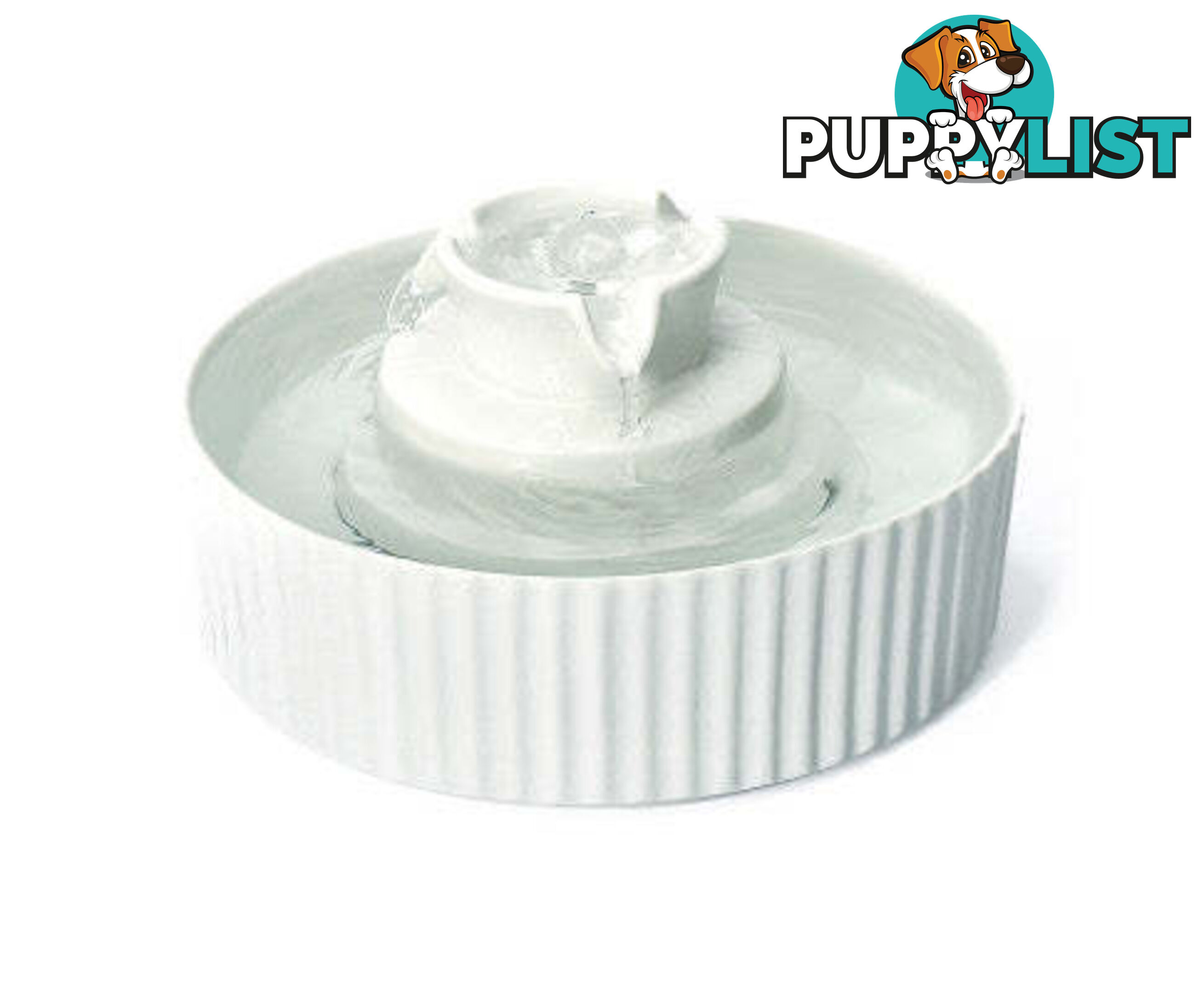 YES4PETS Blue Ceramic Electric Pet Water Fountain Dog Cat Water Feeder Bowl Dispenser - V278-PWC-101-BLUE