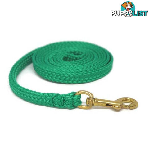 1.8m to 10m Long Dog Lead No Stitching Tough Yarnix 10mm Wide - YNXLD10-5REBR