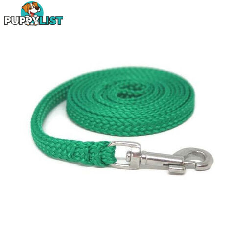 1.8m to 10m Long Dog Lead No Stitching Tough Yarnix 10mm Wide - YNXLD10-5REBR