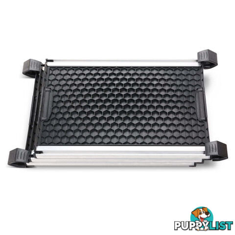 i.Pet Dog Ramp Pet Stairs Steps Car SUV Foldable Portable Ladder Adjustable - FDR-D-ST3-BK