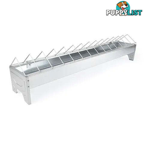 POULTRY GALVANISED FEED TROUGH - BAINBRIDGE - BB-A8073
