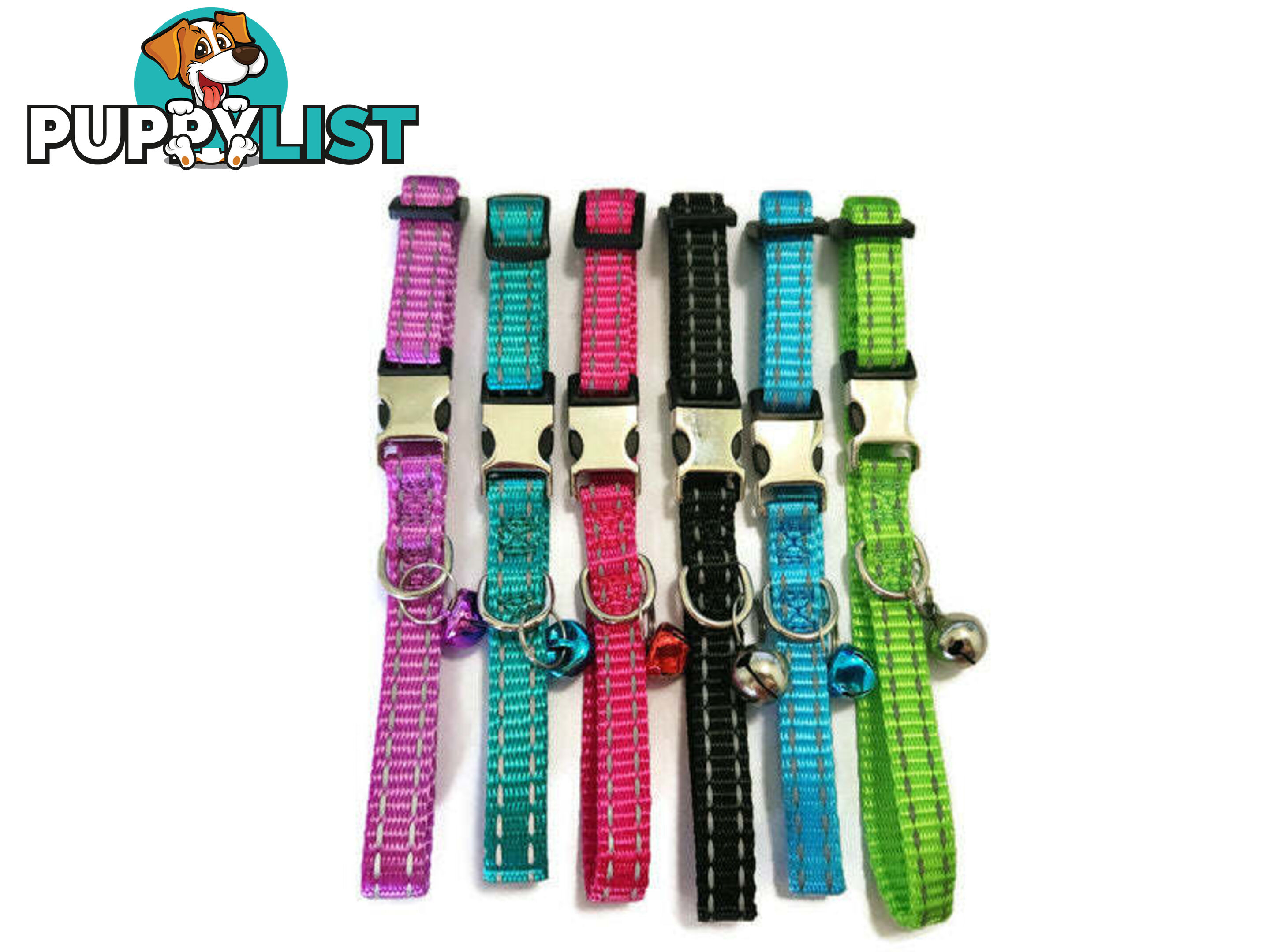 Cat/Puppy Collar Reflective - Moondidley Pets - MDPCOLCATREFPUR