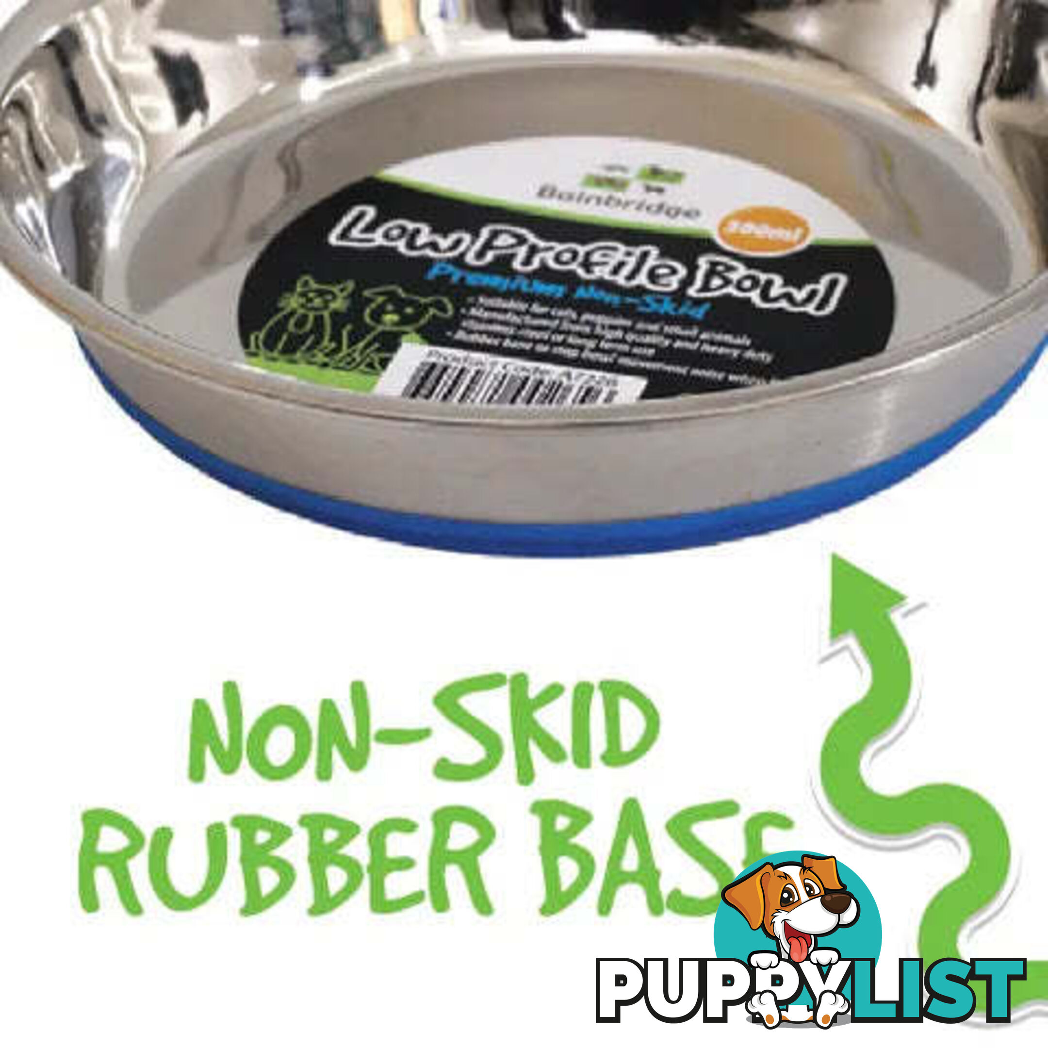 NON -SKID CAT BOWL - BAINBRIDGE - BB-A7225
