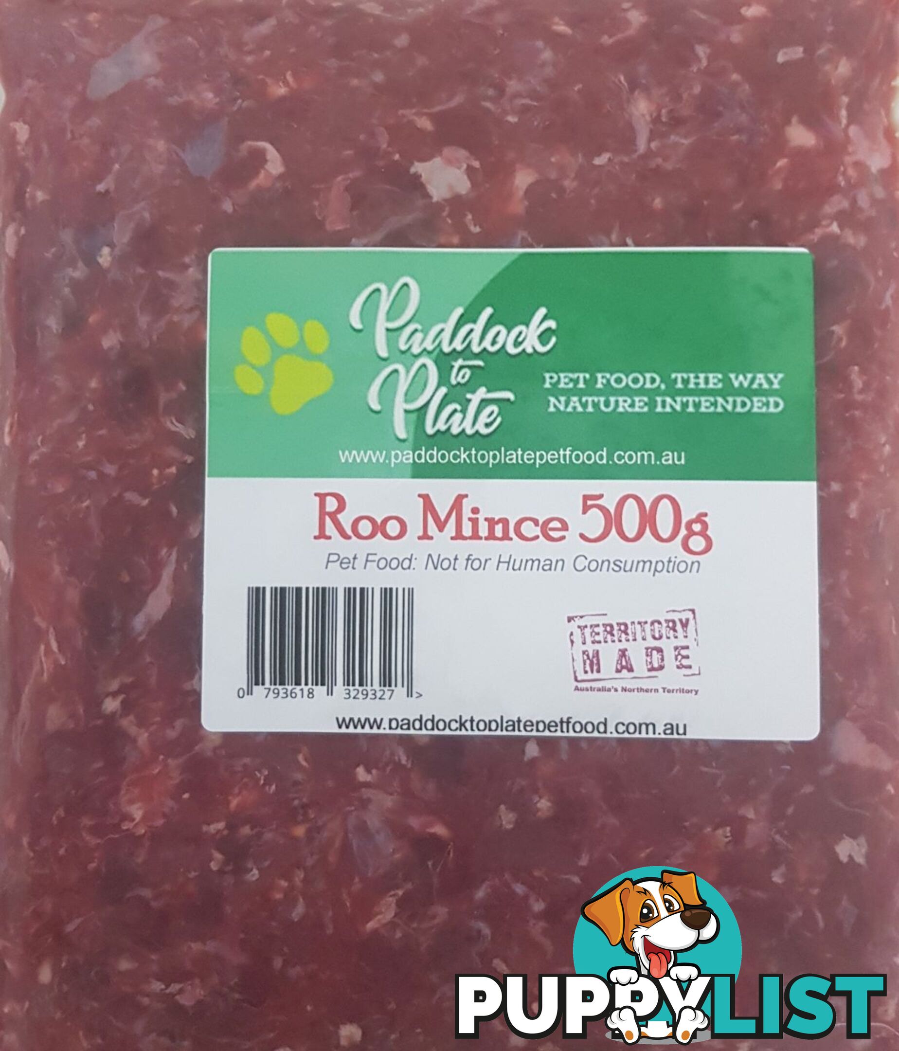 Roo Mince 500g Paddock to Plate - PTPRM500