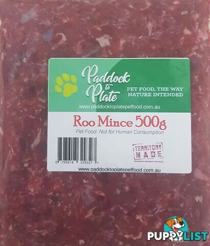 Roo Mince 500g Paddock to Plate - PTPRM500