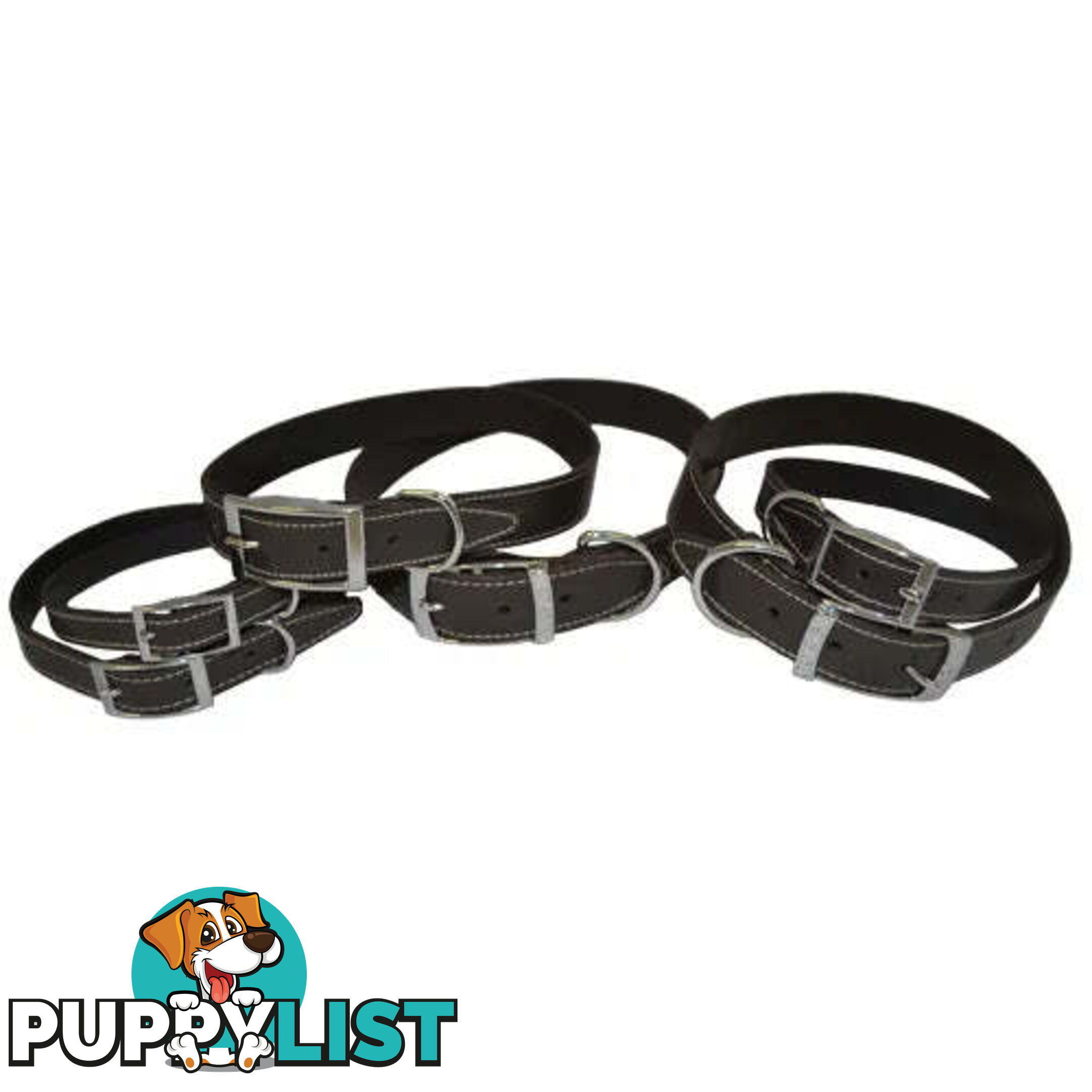 LEATHER COLLARS - BAINBRIDGE - BB-A7019-BLK