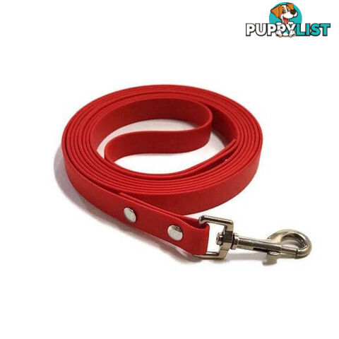 3m - 5m Biothane Dog Lead - BIOLD3LRED