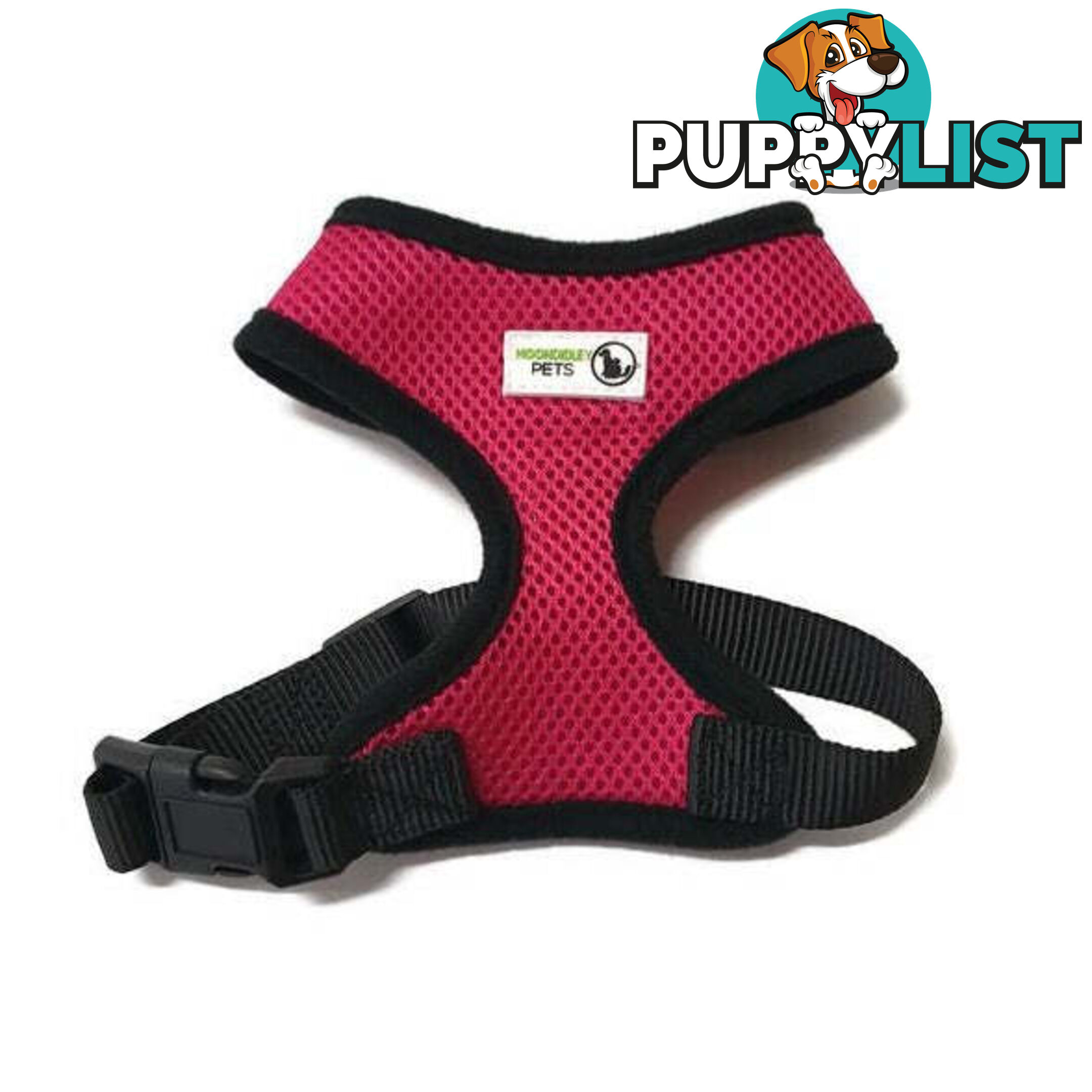Pet Harness Soft Air Mesh Padded Adjustable  - Moondidley Pets - MDPHARMESMNVY