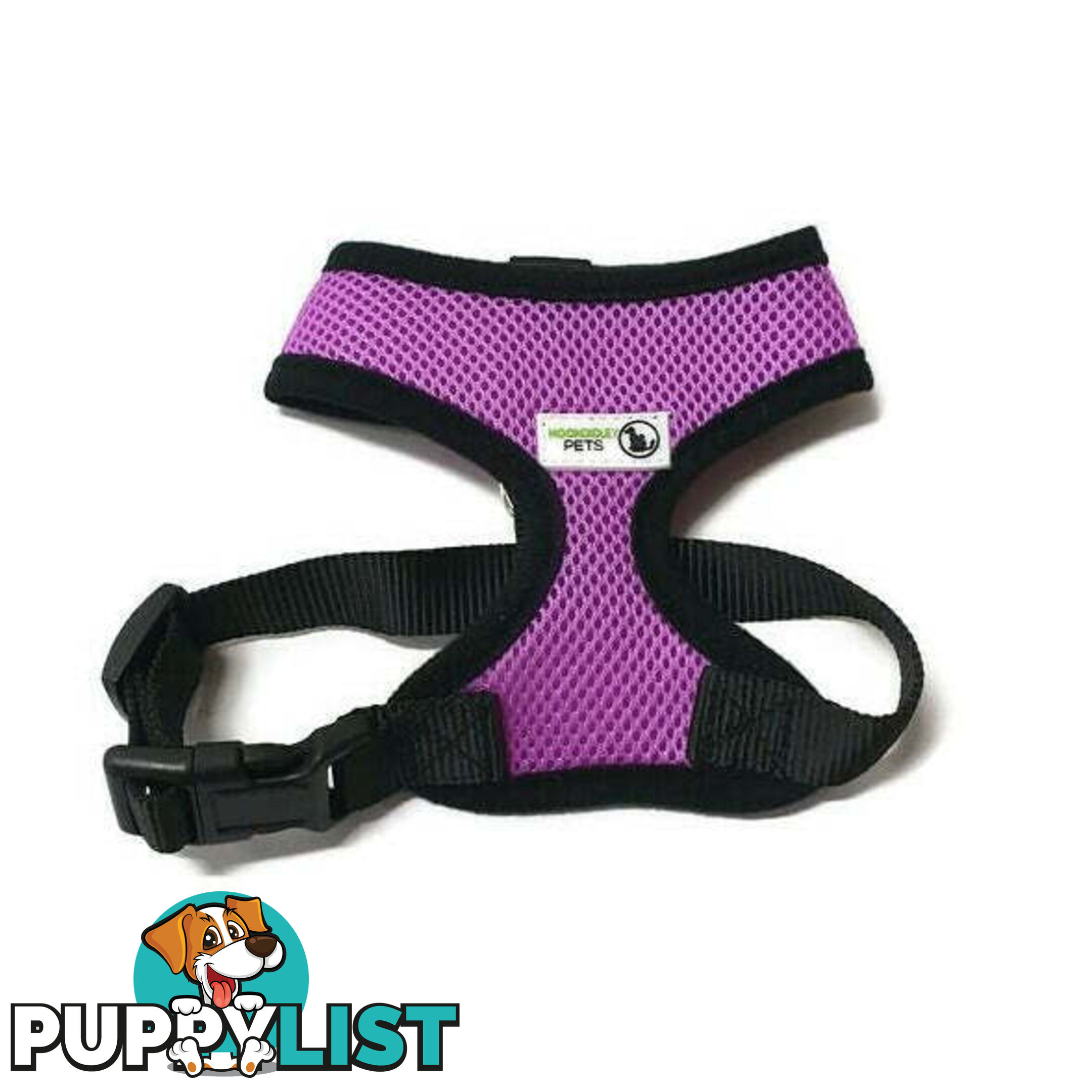 Pet Harness Soft Air Mesh Padded Adjustable  - Moondidley Pets - MDPHARMESMNVY