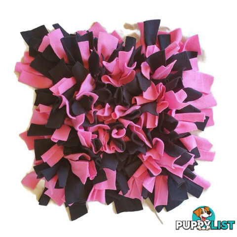 Snuffle Mats - Premium Heavy Duty Rubber Based - Pet Treat Play - Calms Anxiety - Slow Feeder - SNUFSREDBLK