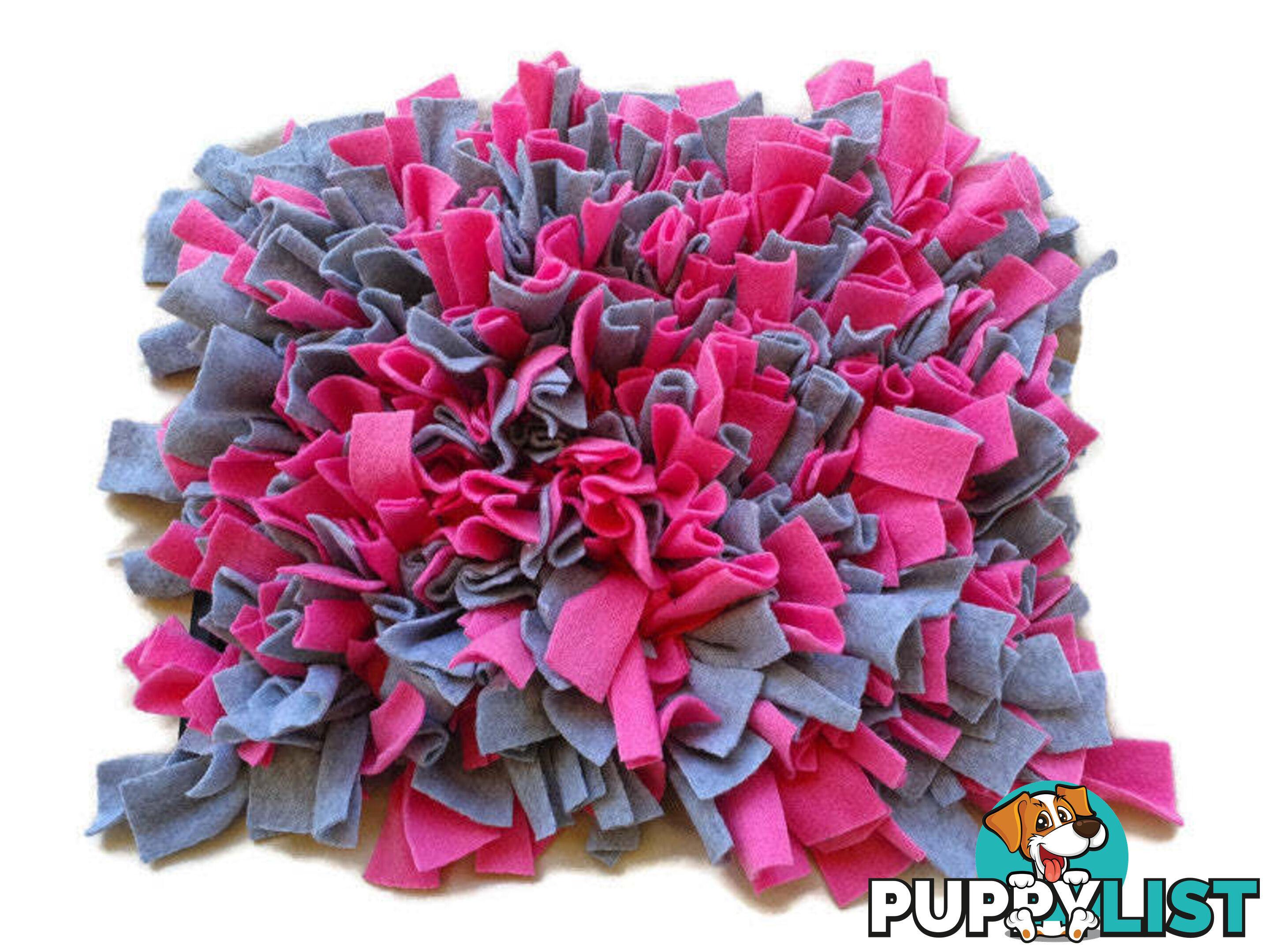 Snuffle Mats - Premium Heavy Duty Rubber Based - Pet Treat Play - Calms Anxiety - Slow Feeder - SNUFSREDBLK