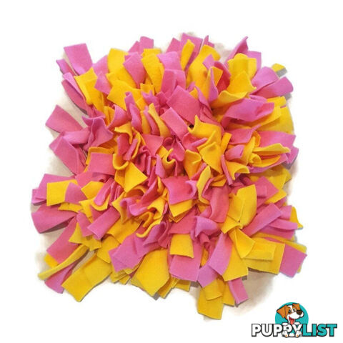 Snuffle Mats - Premium Heavy Duty Rubber Based - Pet Treat Play - Calms Anxiety - Slow Feeder - SNUFSREDBLK