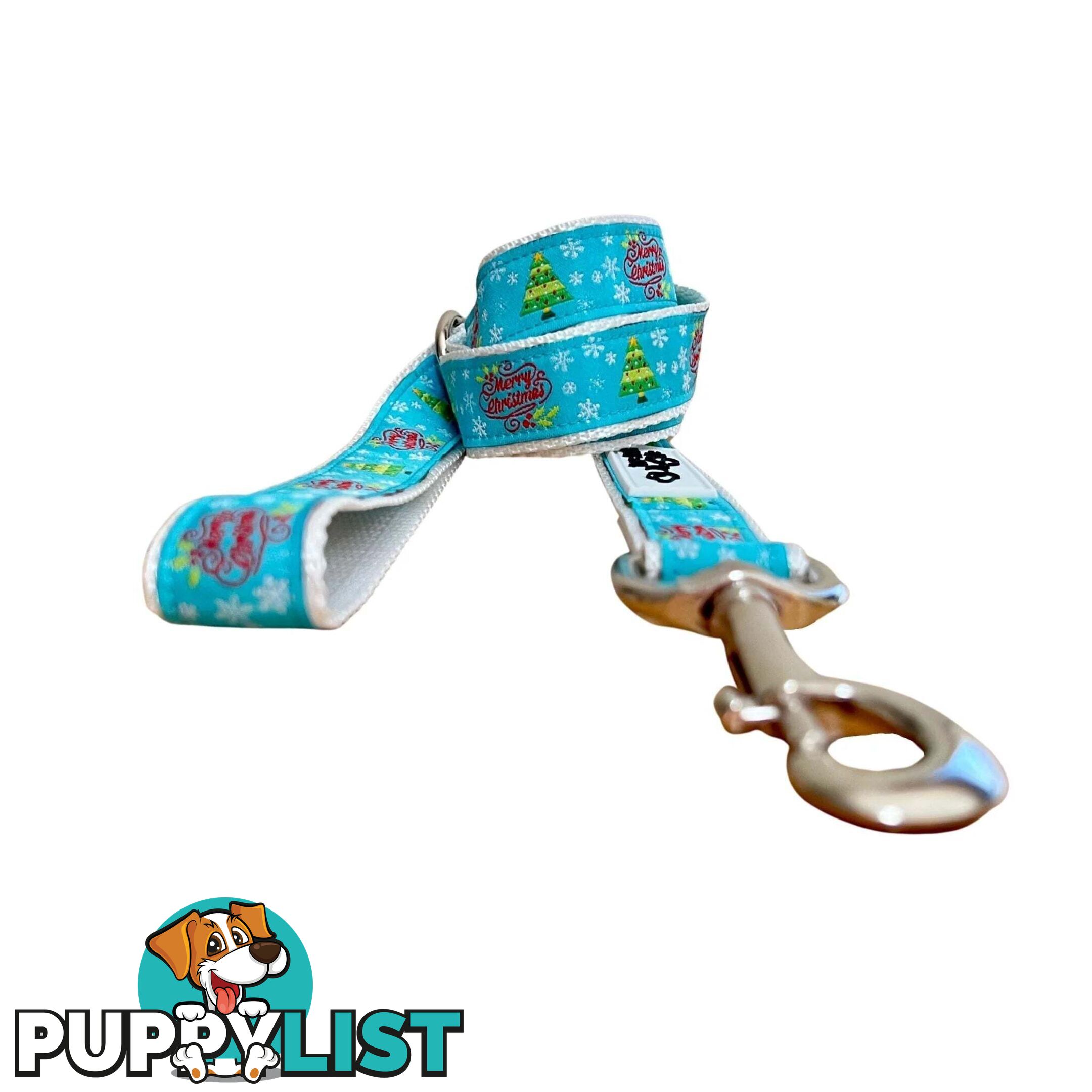 Christmas Dog Lead / Dog Leash - Hand Made by The Bark Side - TBSLDCHRREI201.2