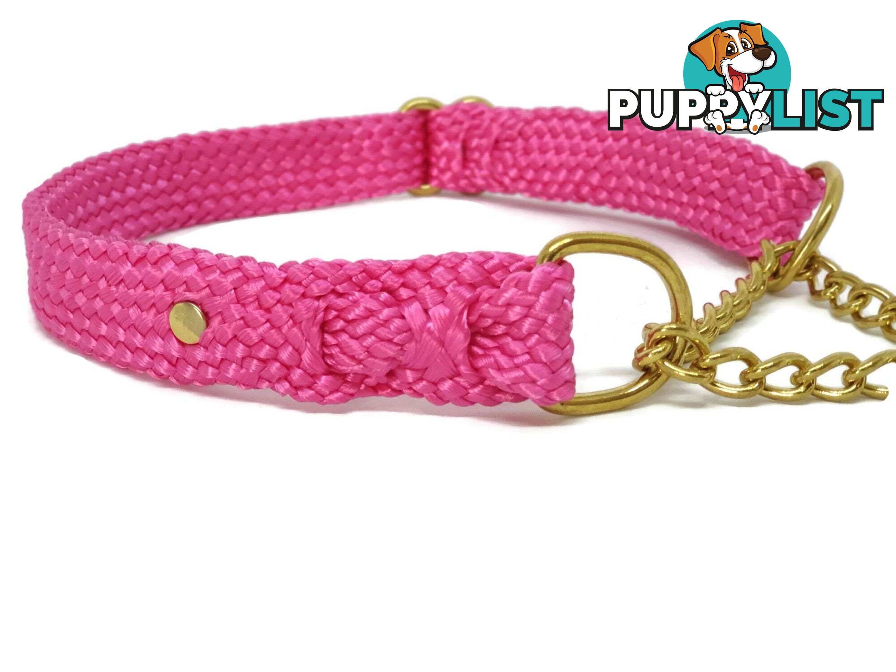 Martingale Dog Collars No Stitching Tough Yarnix - YNXCOLMARXXL20HGRNRED