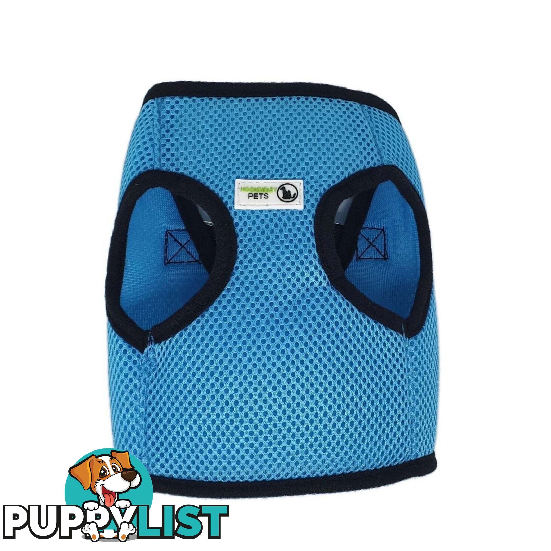 Doggie ID Vest Soft Air Mesh Personlised Embroidered - MDPIDVESLGRN
