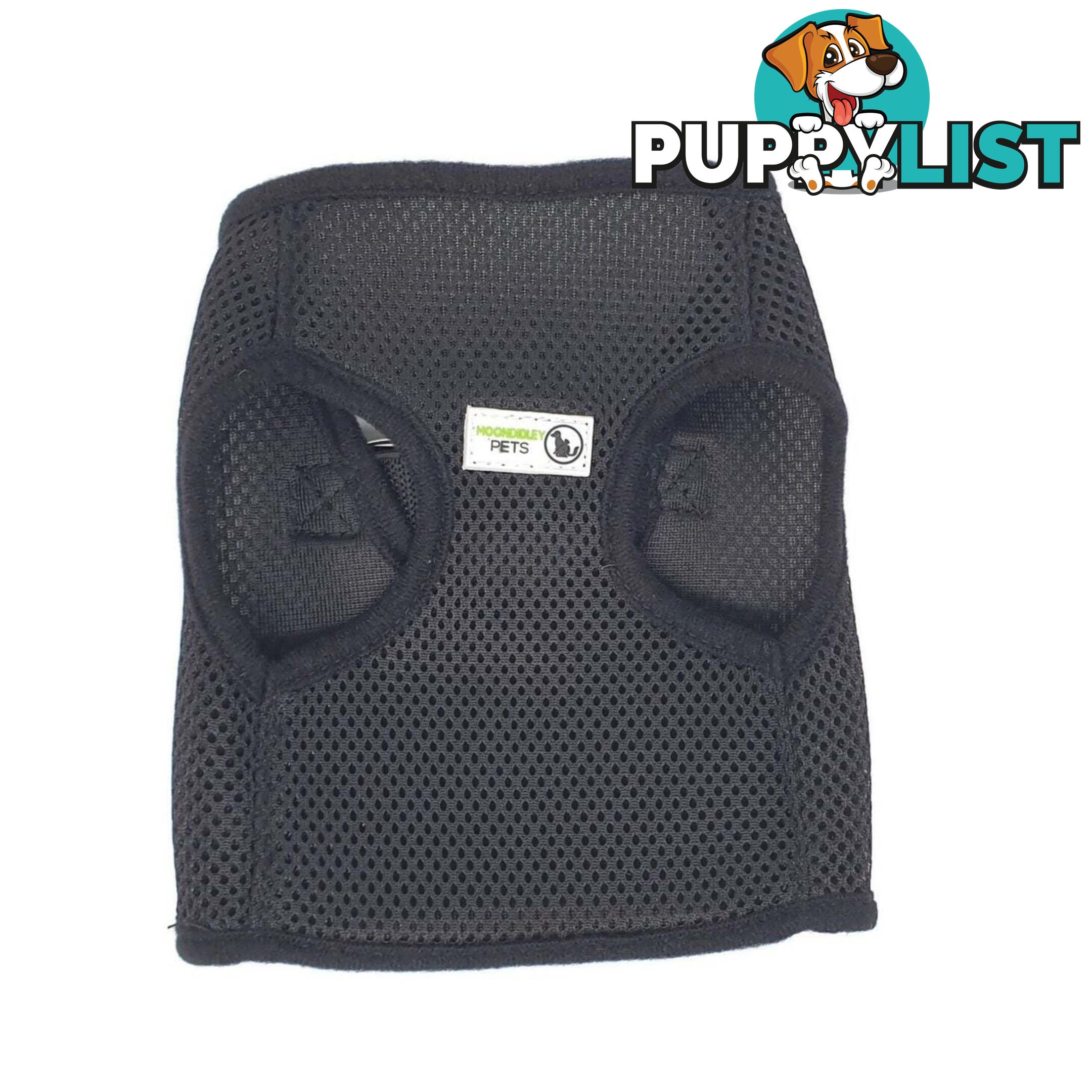 Doggie ID Vest Soft Air Mesh Personlised Embroidered - MDPIDVESLGRN