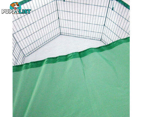 Paw Mate Green Net Cover for Pet Playpen Dog Exercise Enclosure Fence Cage - V274-PET-PPCV31S-GN