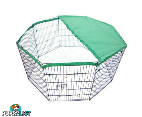 Paw Mate Green Net Cover for Pet Playpen Dog Exercise Enclosure Fence Cage - V274-PET-PPCV31S-GN