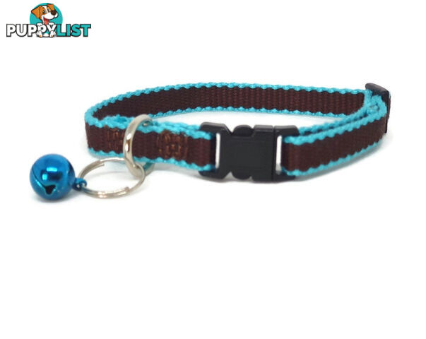 100% Pure Bamboo Fibre Cat Collar Plastic Buckle - Moondidley Pets - MDPCOLCATRED
