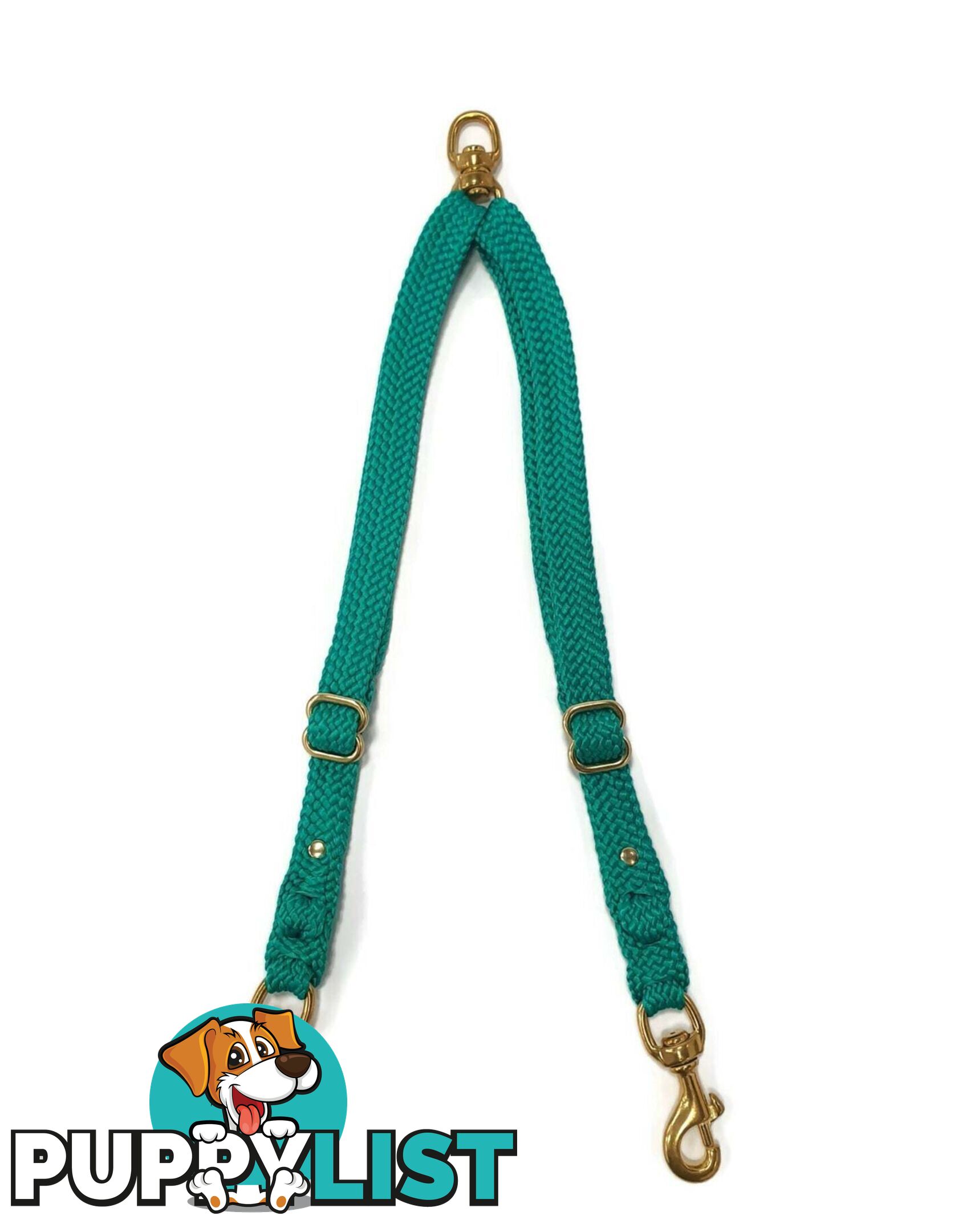 2 Dog Coupler Two Way Twin Walking Lead No Stitching - Yarnix - YNXCOUP-20-PNK