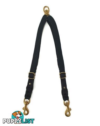 2 Dog Coupler Two Way Twin Walking Lead No Stitching - Yarnix - YNXCOUP-20-PNK
