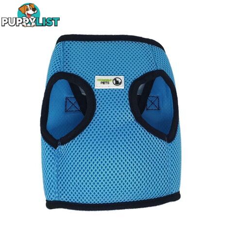 Vest Harness Pet Dog-Cat Step-in Velcro and Buckle Attachments - Moondidley Pets - MDPVESTSRED