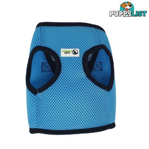 Vest Harness Pet Dog-Cat Step-in Velcro and Buckle Attachments - Moondidley Pets - MDPVESTMGRN